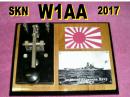 QSL card that we made up for the SKN event. 